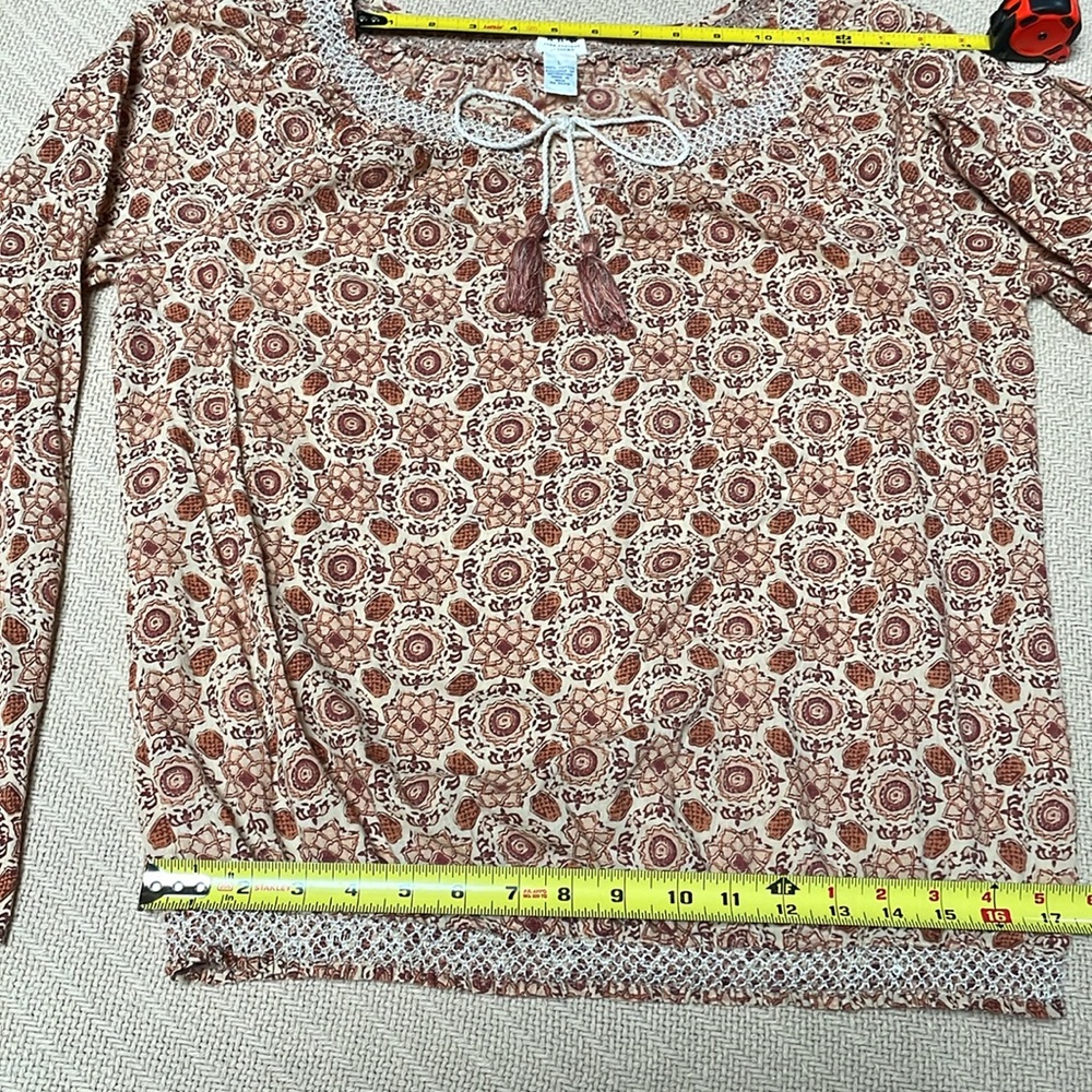 Lucky Brand long sleeve blouse SIZE Large…I do love and take offers! - Picture 13 of 13
